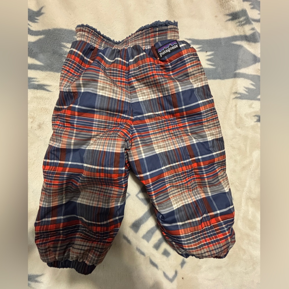 Patagonia Plaid Fleece Reversible Pants